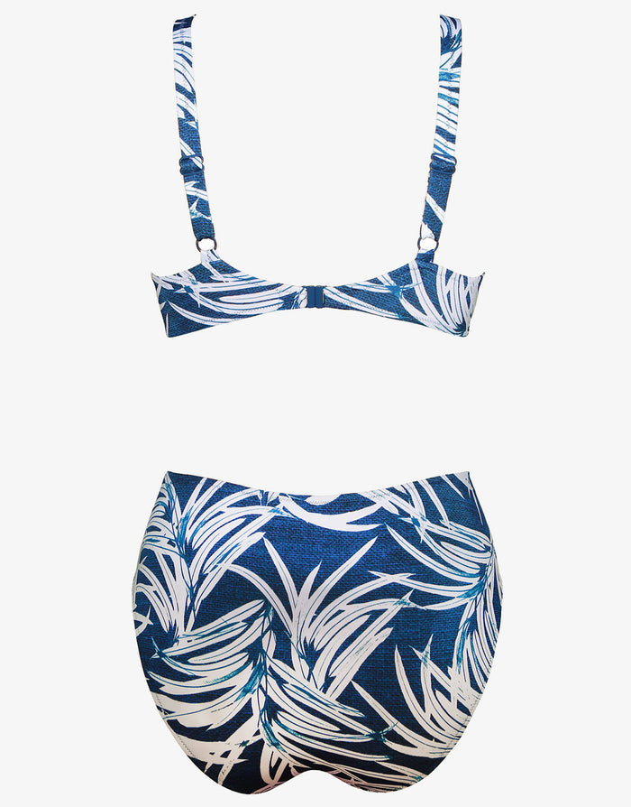 Jean Breeze Underwired Bikini Set - Denim White - Simply Beach UK