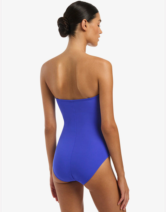 Jetset Bandeau Swimsuit - Sapphire - Simply Beach UK