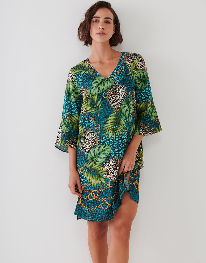 Charmline Jungle Jewels Tunic - Mangrove Forest - Simply Beach UK