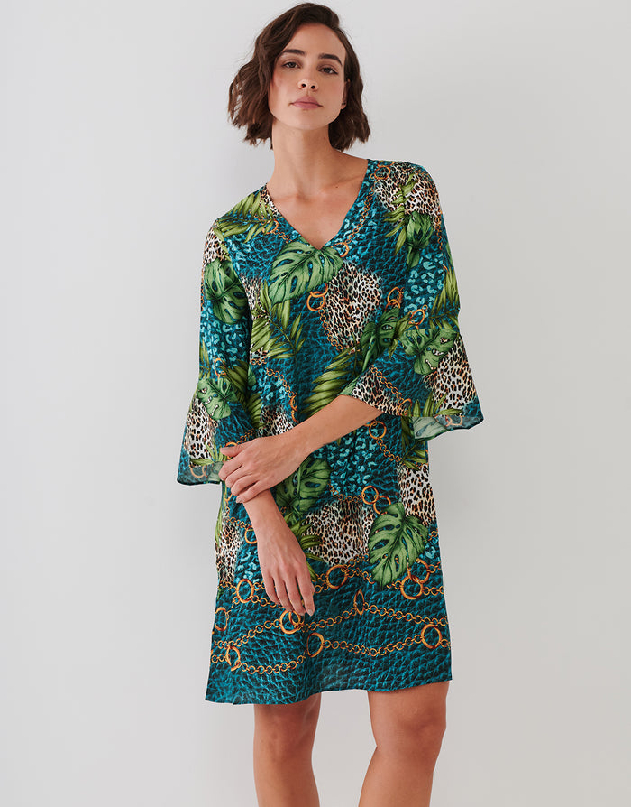 Charmline Jungle Jewels Tunic - Mangrove Forest - Simply Beach UK