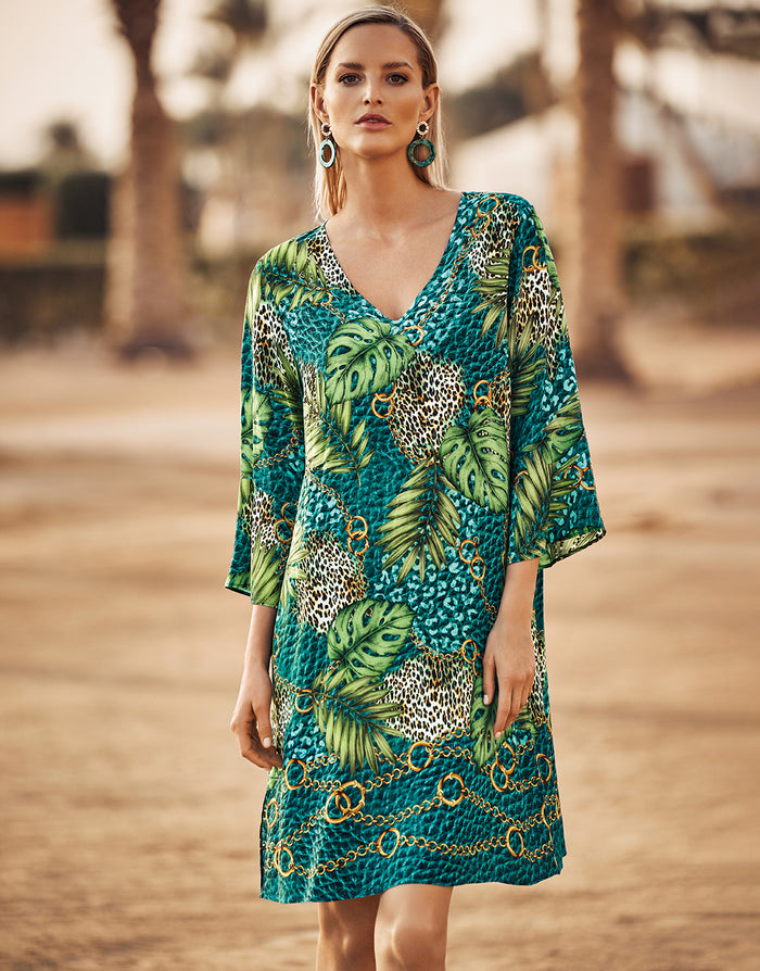 Jungle Jewels Tunic - Mangrove Forest - Simply Beach UK