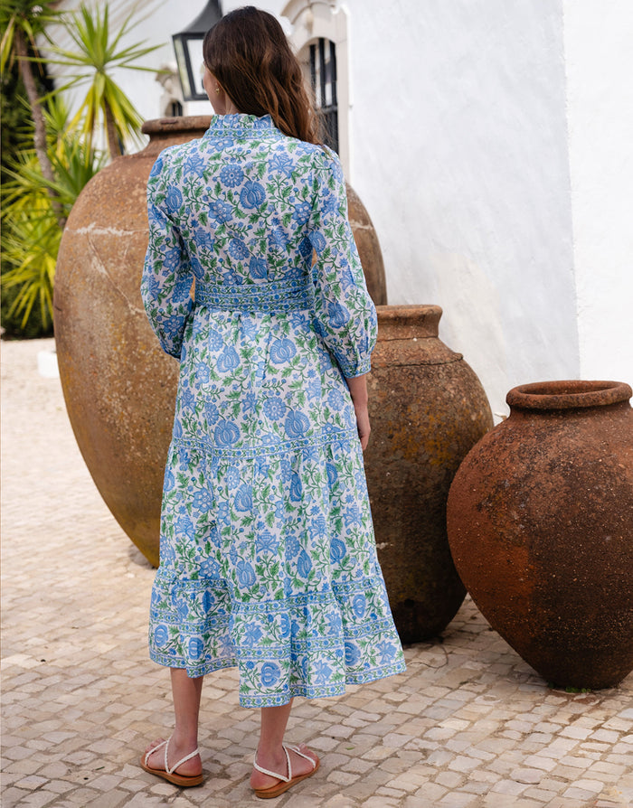 Pink City Prints Kerala Dress - Meadow Chintz - Simply Beach UK