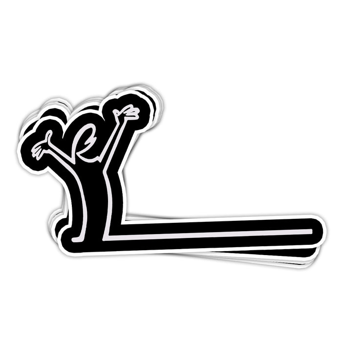 La Linea Vinyl Sticker - BustedTees.com