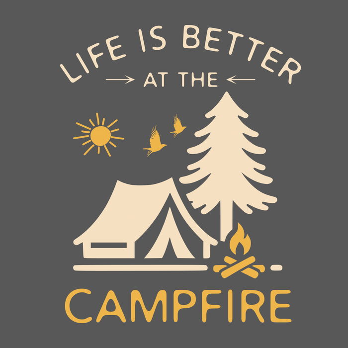 Life Is Better At The Campfire Kids Shirt