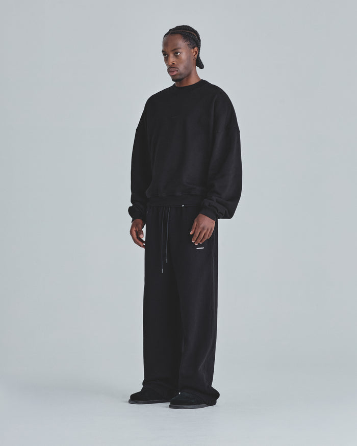 Line Basic Boxy Fit Crewneck Black
