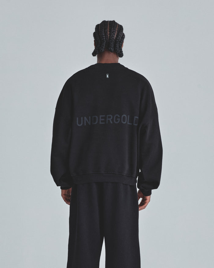 Line Basic Boxy Fit Crewneck Black