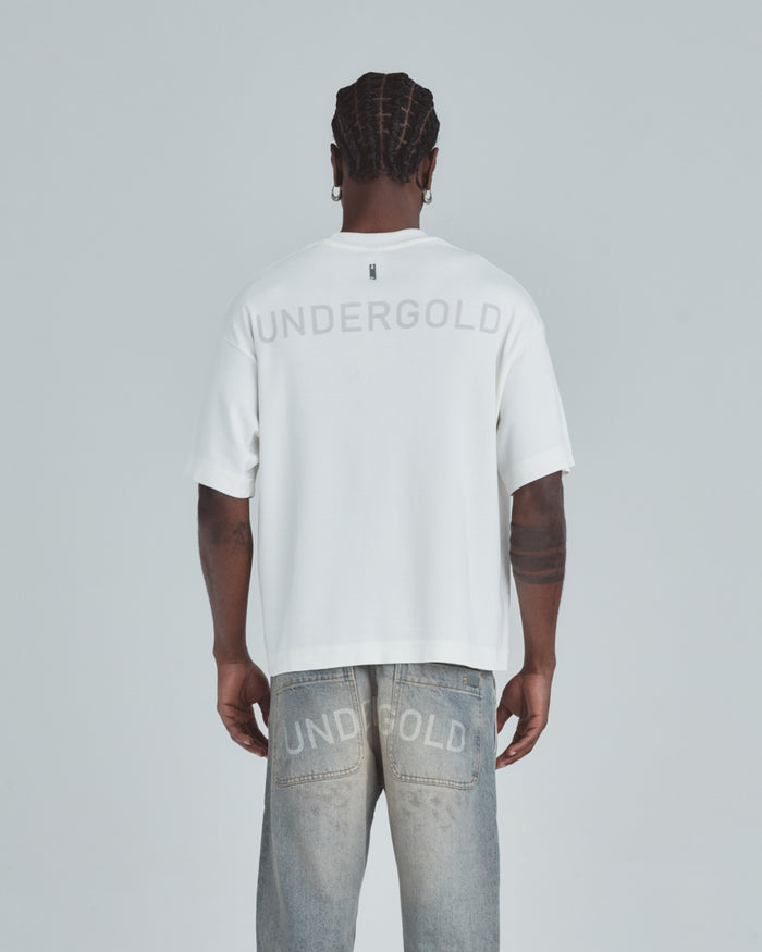 Line Basic Boxy Fit Tshirt White
