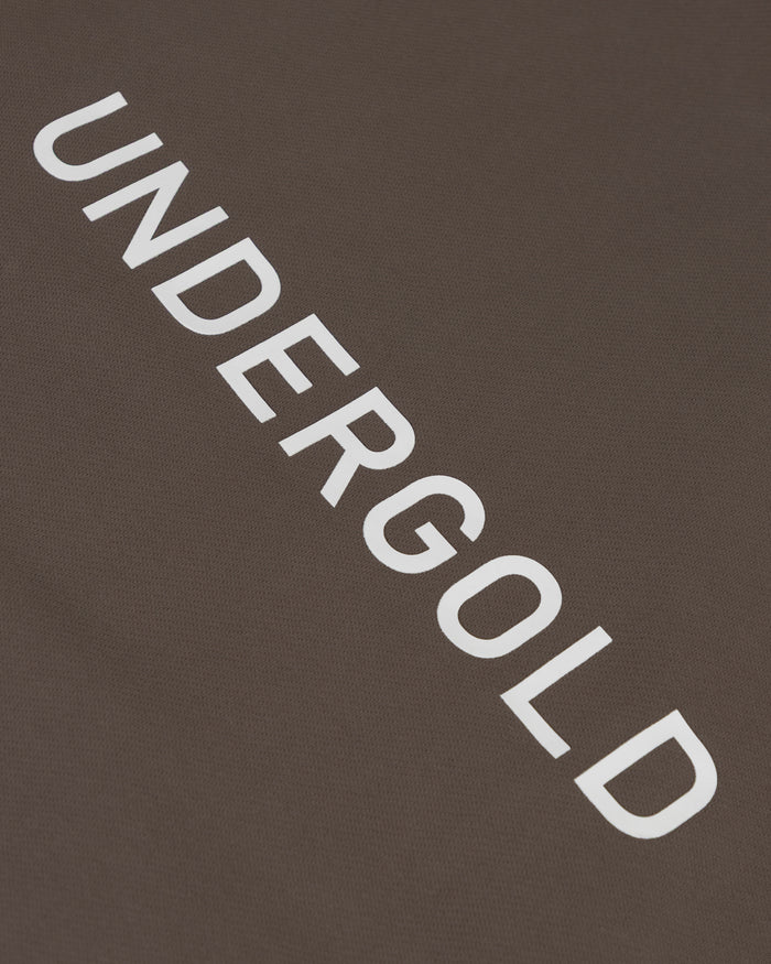 Line Basic Hoodie Brown