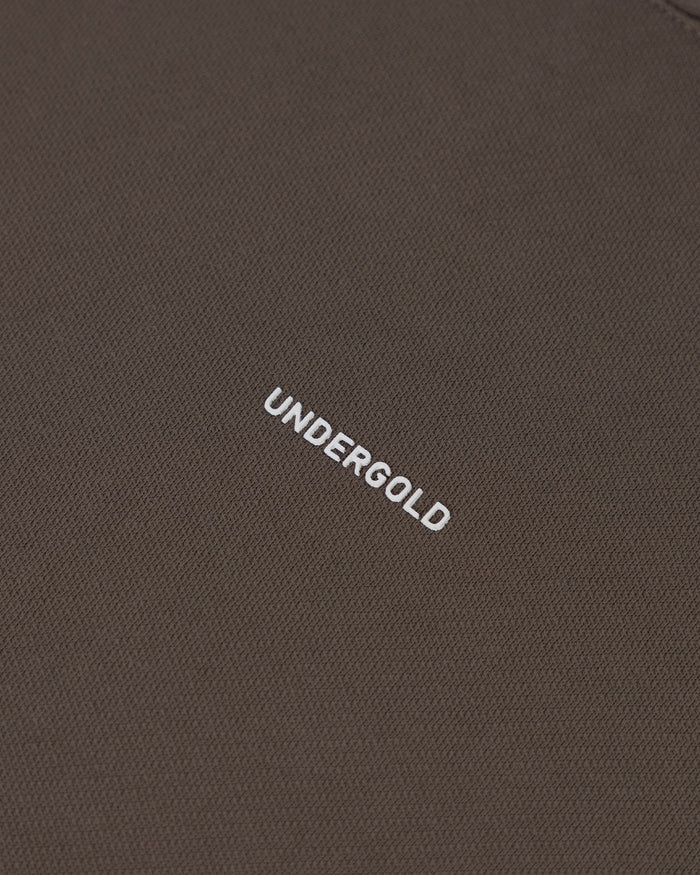 Line Basic Hoodie Brown
