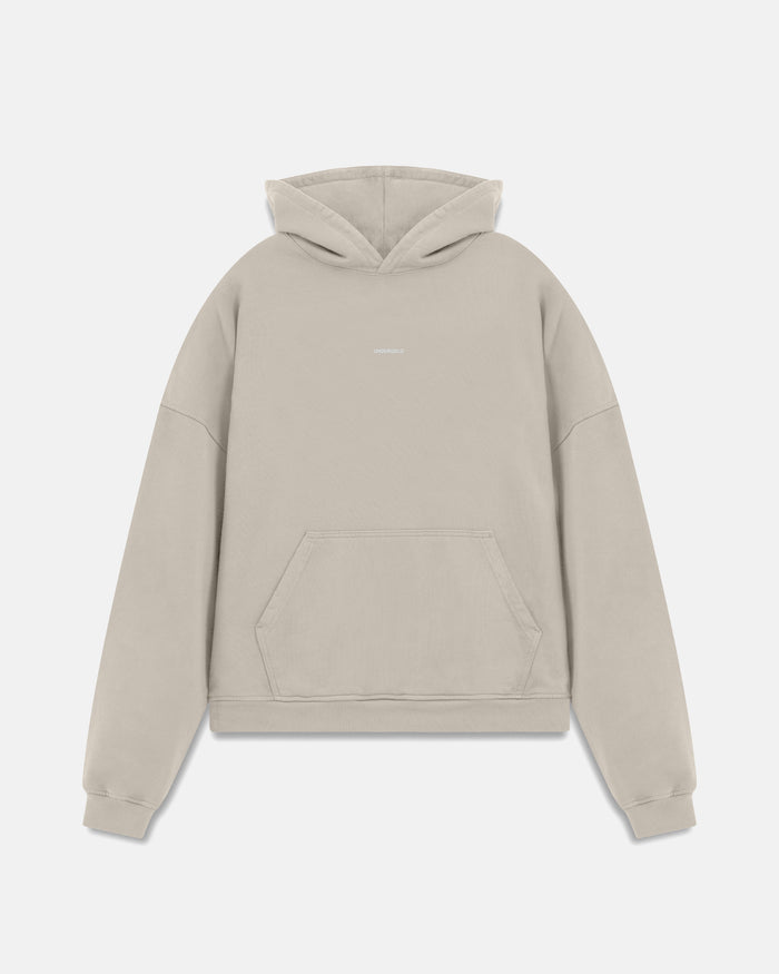 Line Basic Hoodie Cream