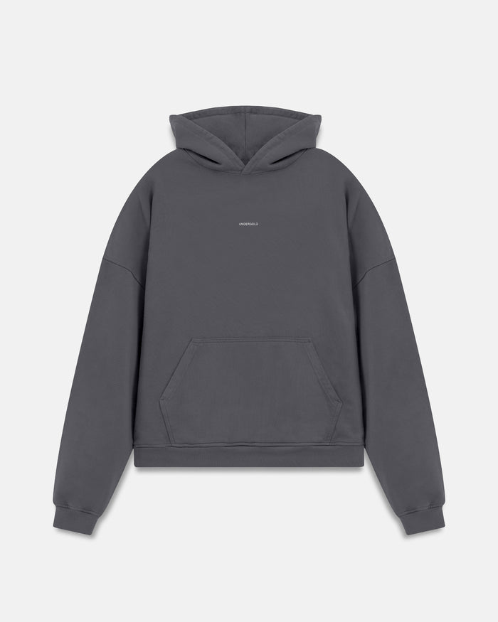 Line Basic Hoodie Dark Gray