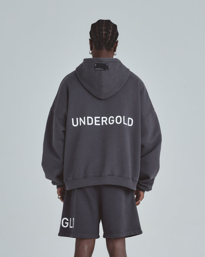 Line Basic Hoodie Dark Gray