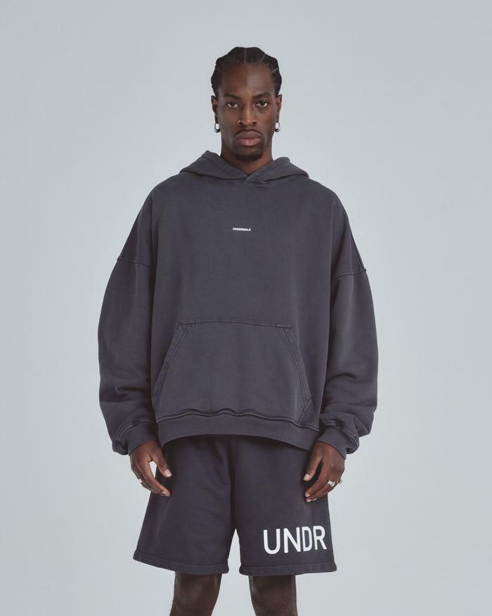 Line Basic Hoodie Dark Gray
