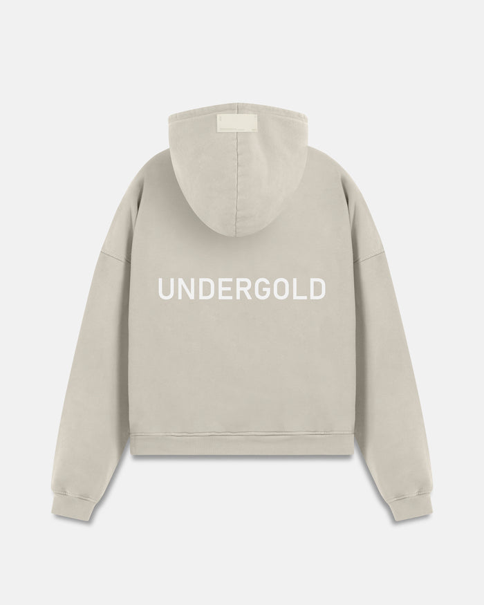 Line Basic Hoodie Light Gray
