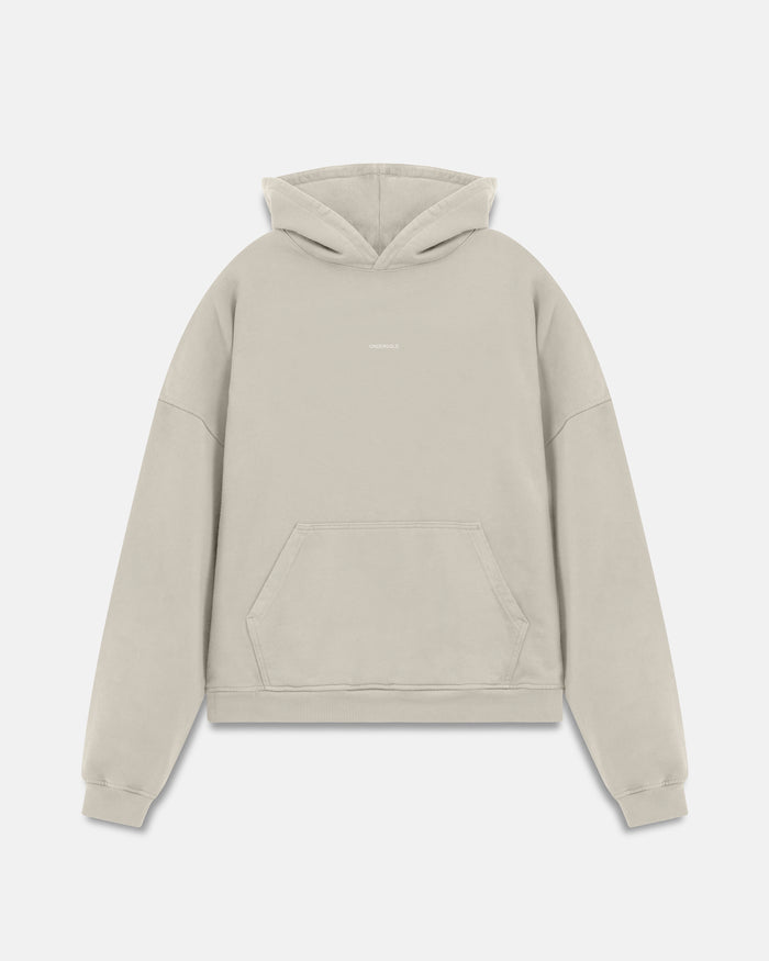 Line Basic Hoodie Light Gray