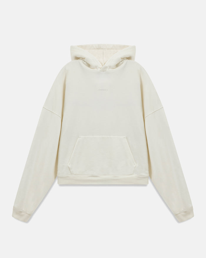 Line Basic Hoodie White