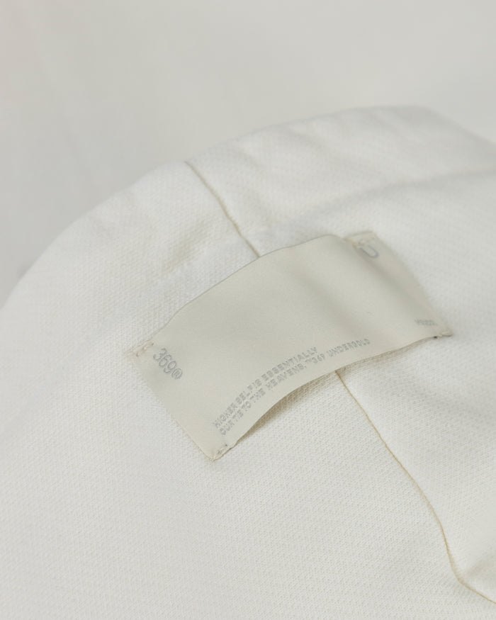 Line Basic Hoodie White