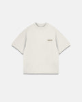 Line Basic Label Boxy Fit Tshirt White