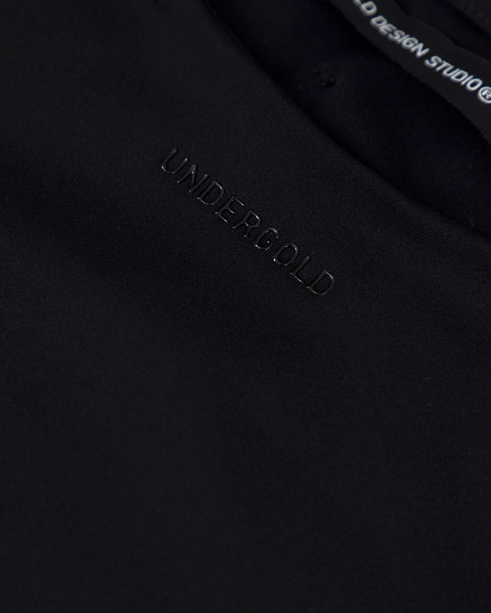 Line Basic Long Sleeve Cropped Tshirt Black