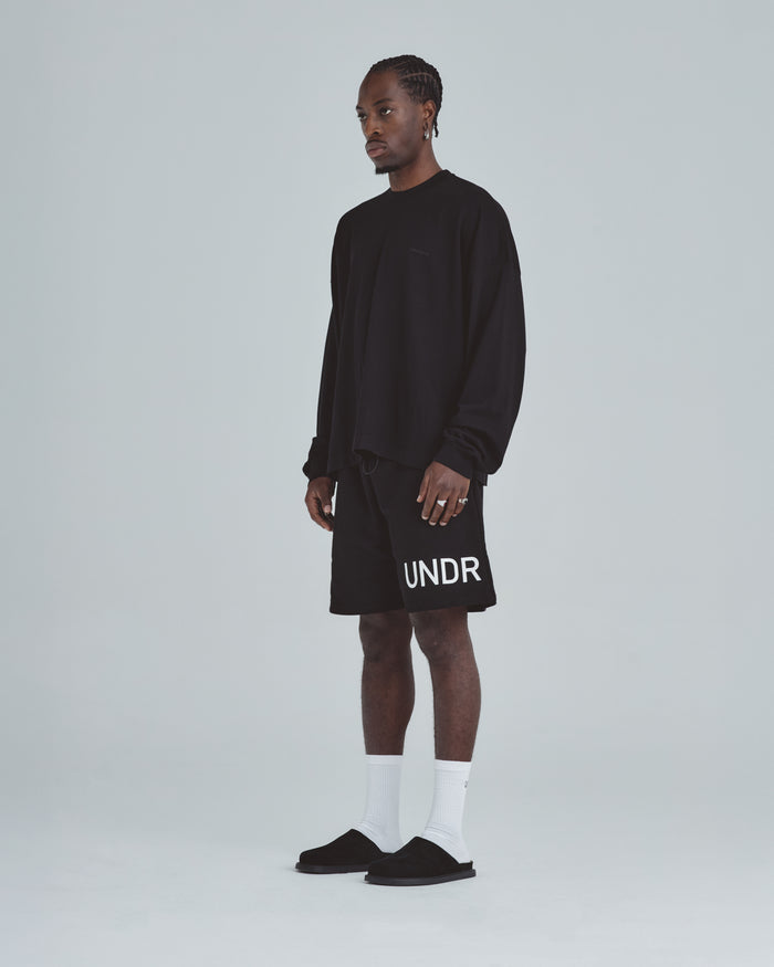 Line Basic Long Sleeve Tshirt Black