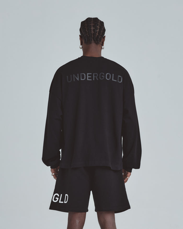 Line Basic Long Sleeve Tshirt Black