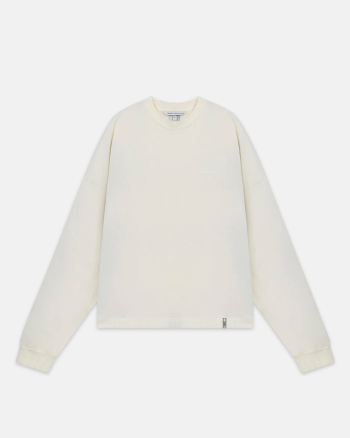 Line Basic Long Sleeve Tshirt White