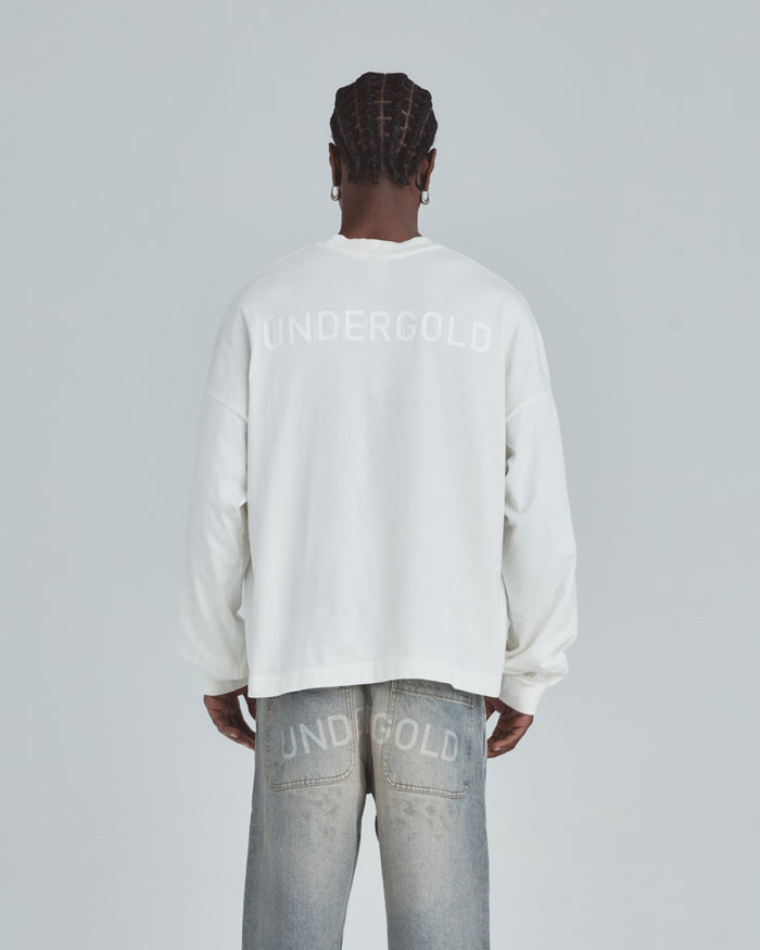 Line Basic Long Sleeve Tshirt White