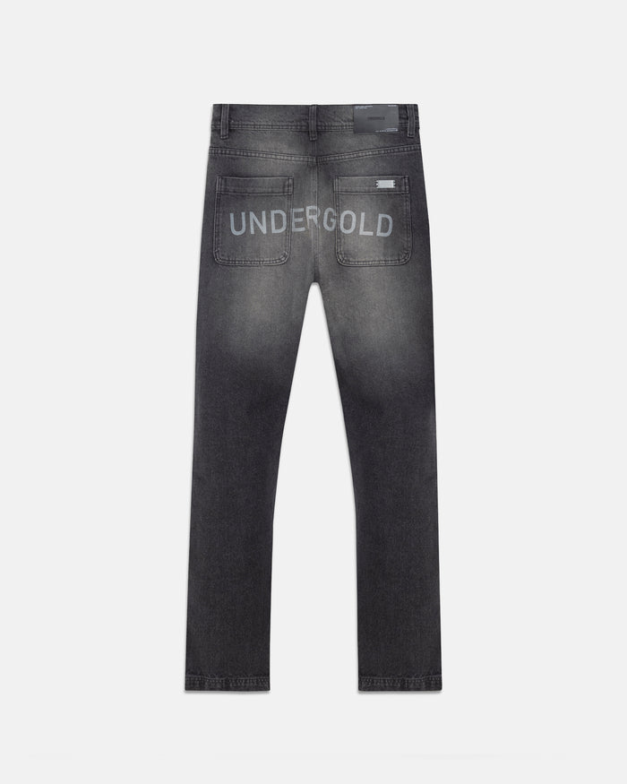 Line Basic Slim fit Fit Jeans Washed Black