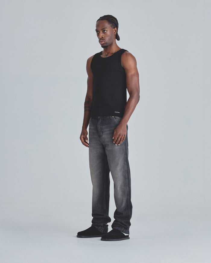 Line Basic Slim fit Fit Jeans Washed Black