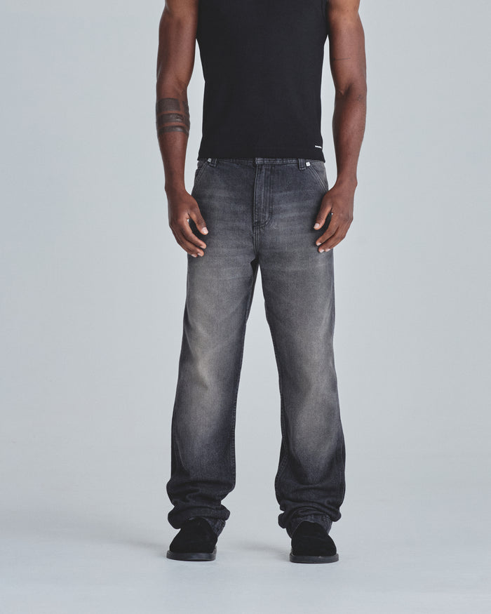Line Basic Slim fit Fit Jeans Washed Black