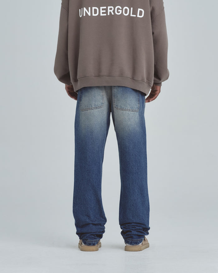 Line Basic Slim Fit Jeans Mid Blue