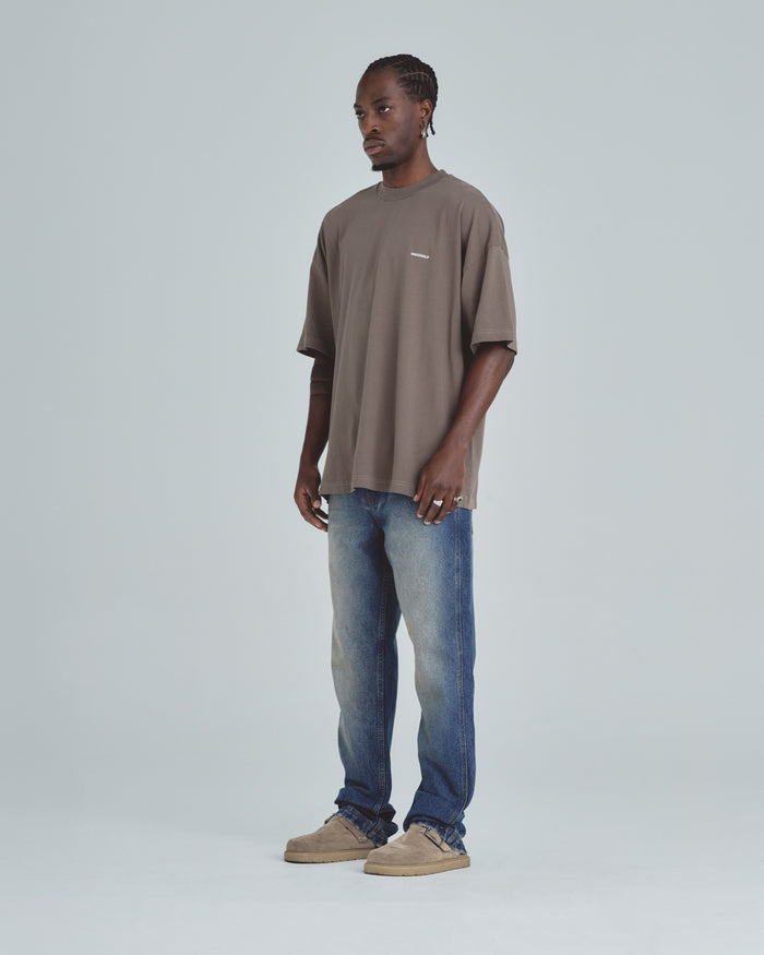 Line Basic Tshirt Brown
