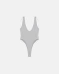 Line Basic V Neck Body Gray
