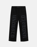 Line Gothic Straightpants Black