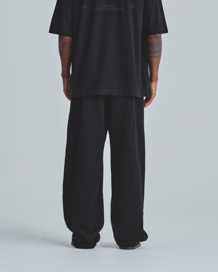 Line Gothic Straightpants Black