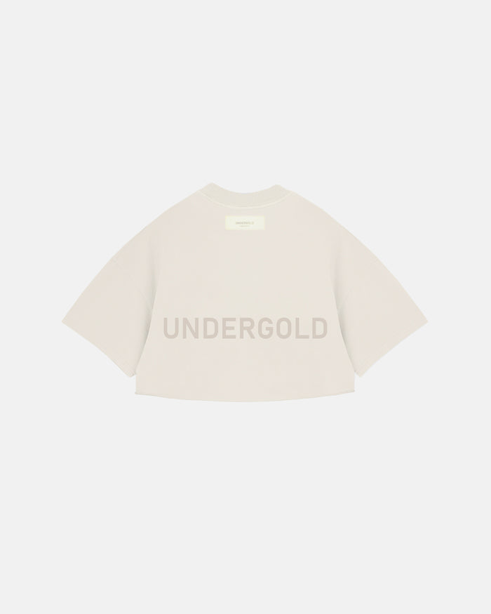 Line Logo Crop Tops