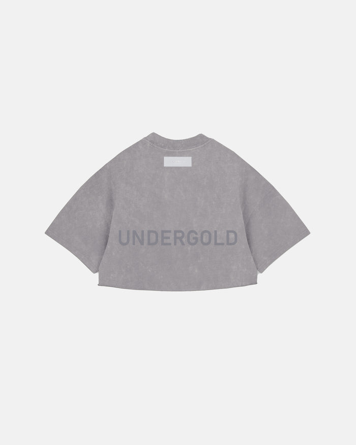 Line Logo Crop Tops
