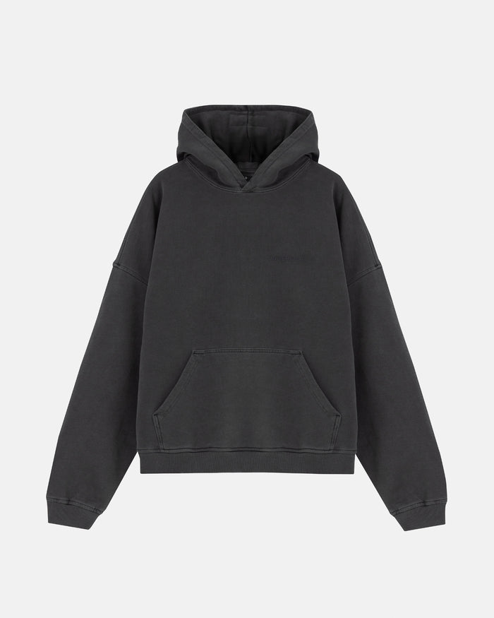 Line Logo Hoodie Vintage Gray