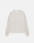 Line Logo Long Sleeve Boxy Fit Tshirt White