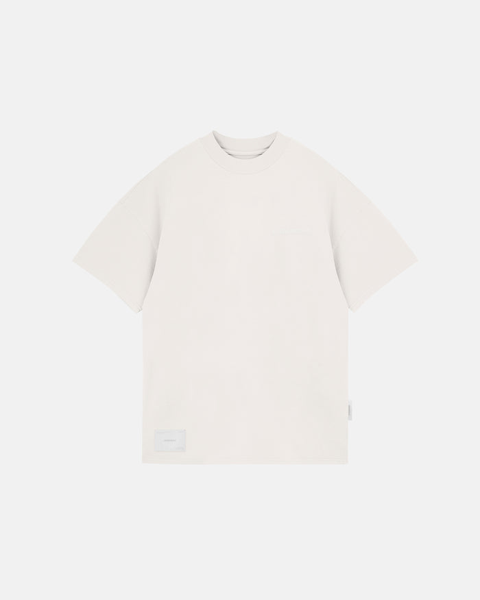 Line Logo Tshirt Cream