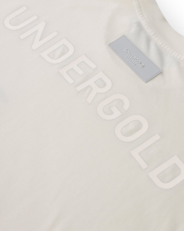 Line Logo Tshirt Cream