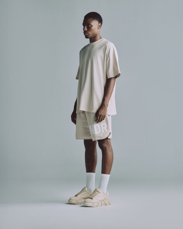 Line Logo Tshirt Cream