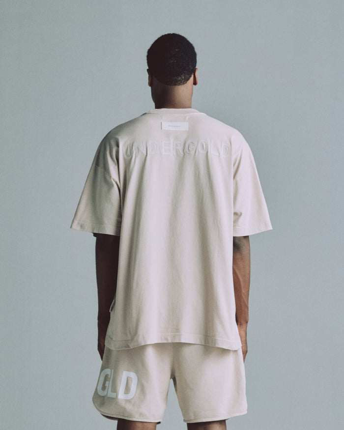 Line Logo Tshirt Cream
