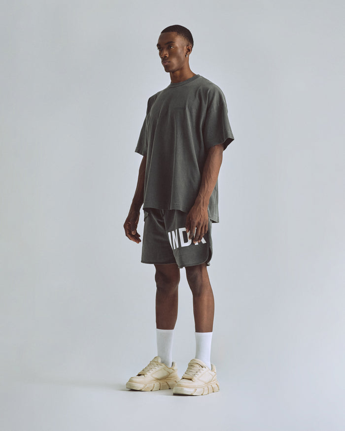 Line Logo Tshirt Vintage Gray