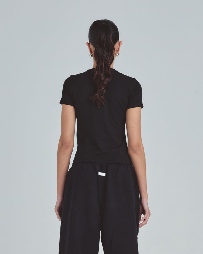 Line Undergold Studio Long Baby Tee Black