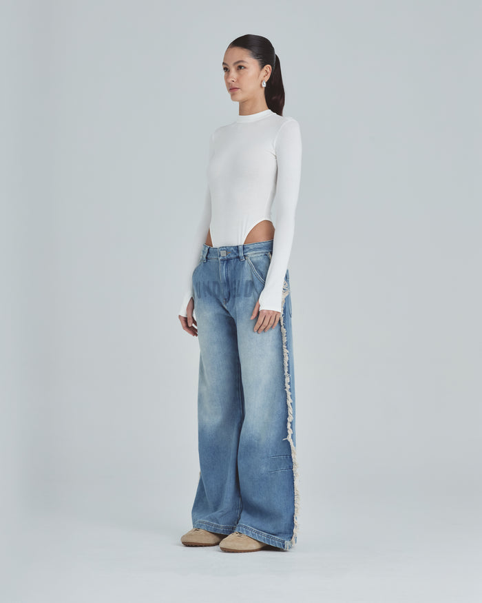 Line Undergold Studio Turtleneck Bodysuit White