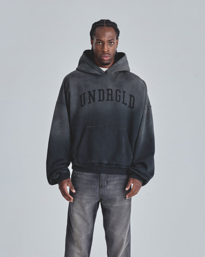 Line Varsity UNDRGLD Boxy Fit Hoodie Faded Black