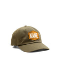 Loden Green Stamp Logo Patch 6 Panel Dad Hat