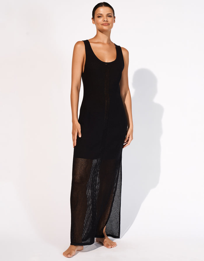 Maryan Mehlhorn Long Dress - Lava Stone - Simply Beach UK