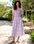 Pink City Prints Lorenne Dress - Folk Lolita - Simply Beach UK